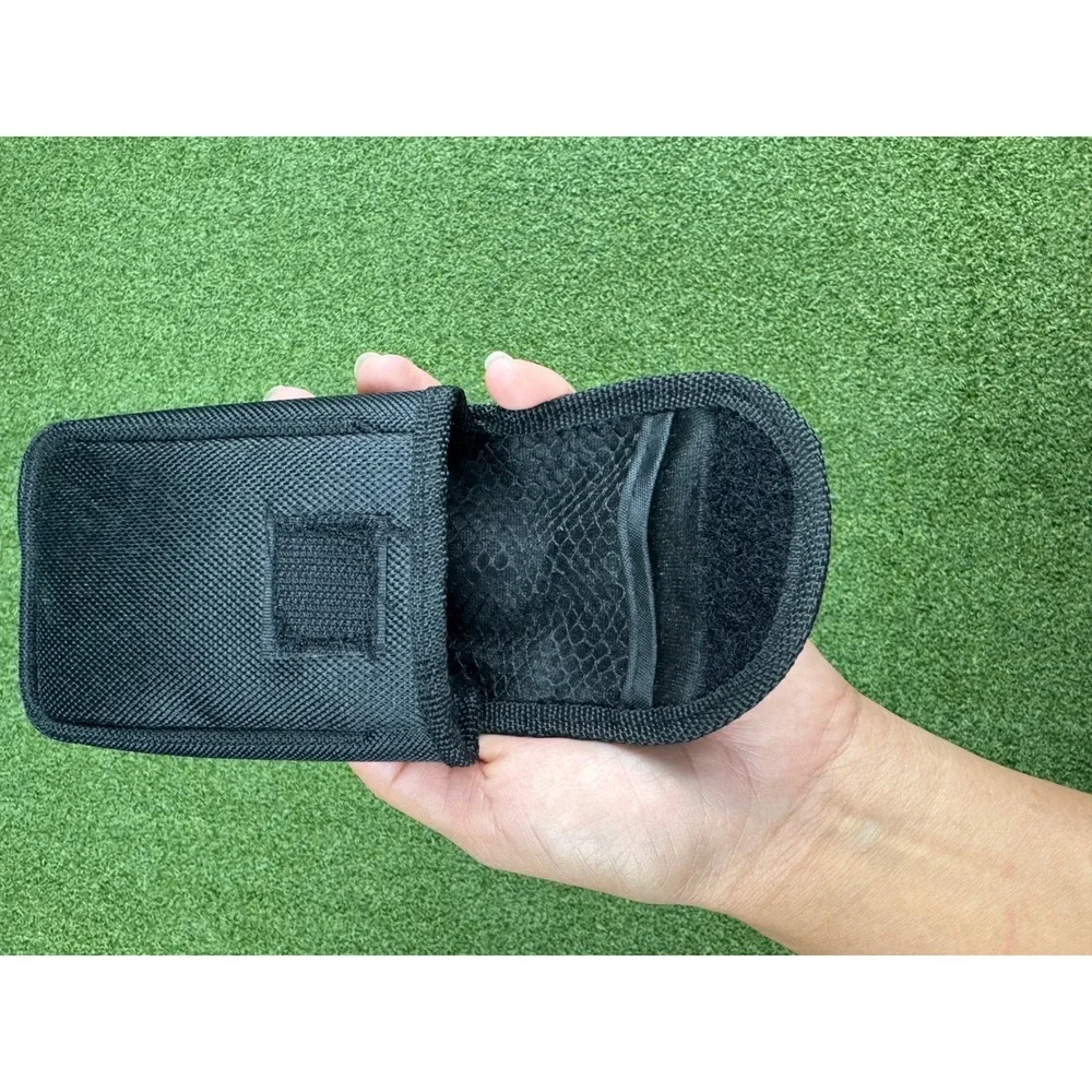 Discovery Channel Black Nylon Belt Clip‎ Pouch Phone Case 6x4